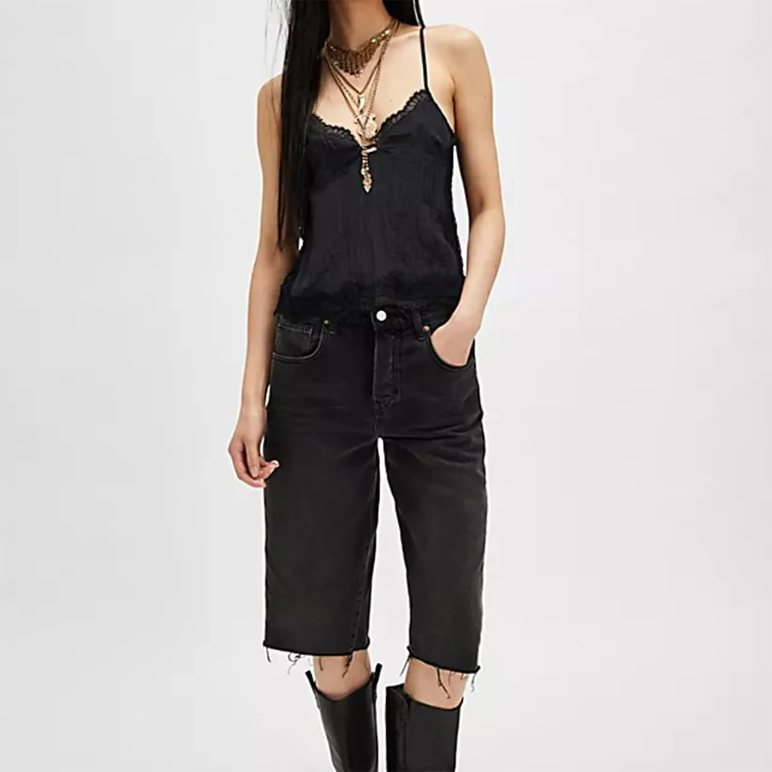 Women Y2k lace Tie Camisole Spaghetti Strap Low Cut V Neck Backless Ruffle Cami Top Summer Coquette Sexy Streetwear