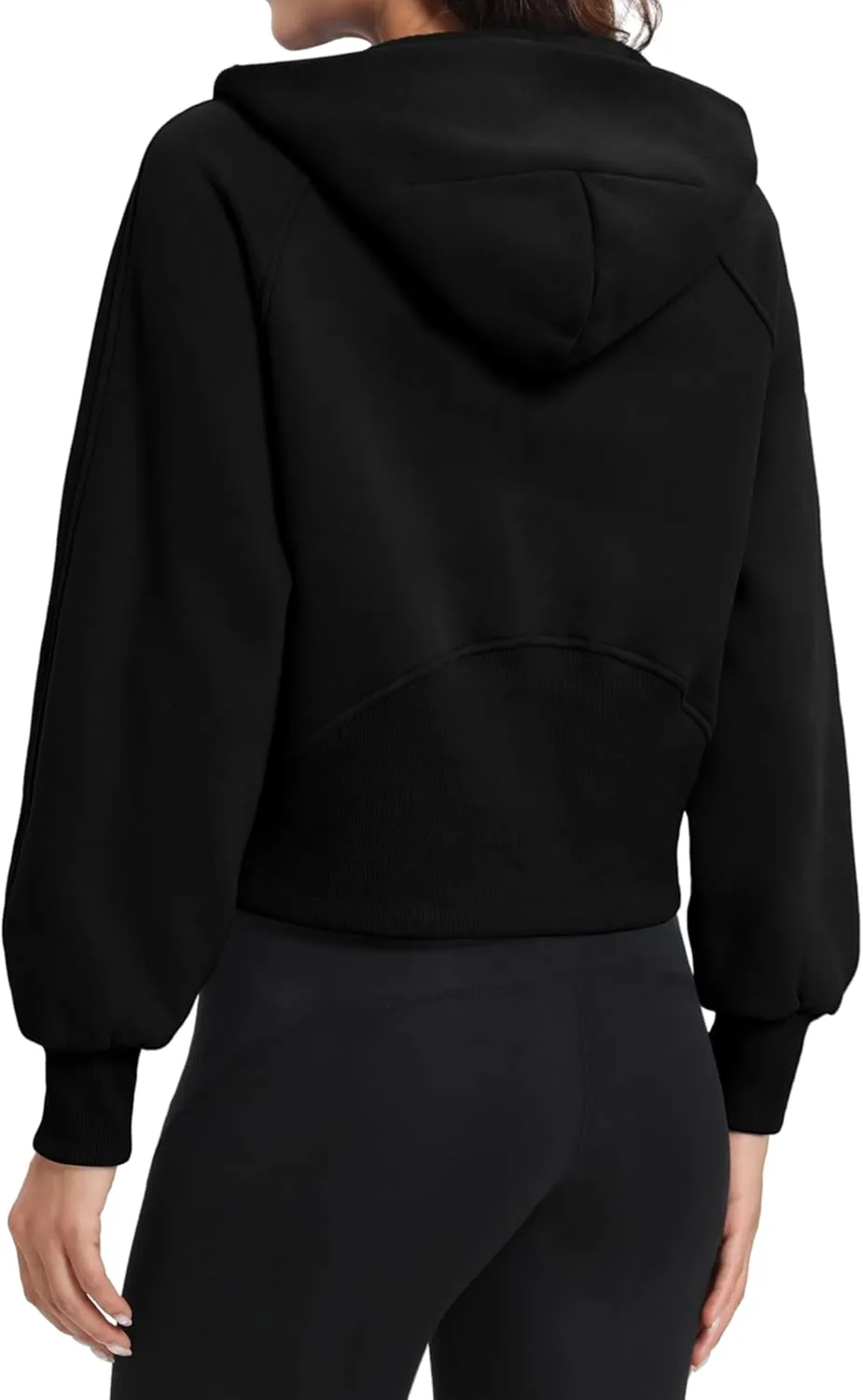 Women's 2024 Sweatshirts Half Zip Cropped Pullover Fleece Quarter Zipper Hoodies Fall Outfits Clothes Thumb Hole