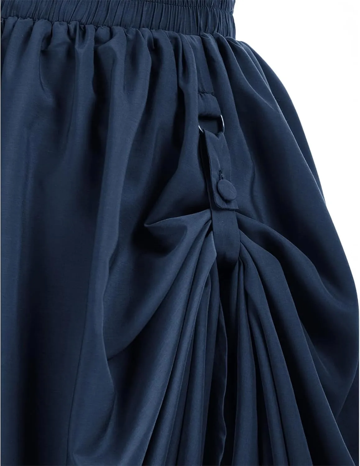 Women's Asymmetrical Split Slit Skirt Ruched Hight Waist Bodycon Midi Skirt Flowy Long Pleated Skirt Dress