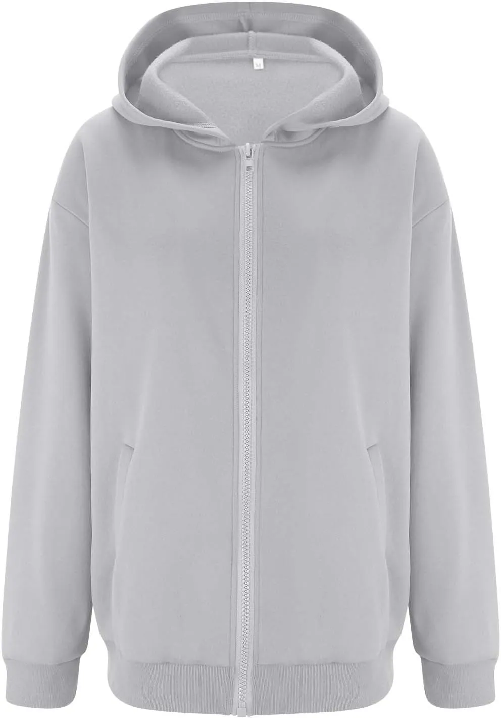 Women's Full Zip Up Hoodie Long Sleeve Hooded Sweatshirts Hoodies Fall Jacket Oversized Sweatshirts with Pockets