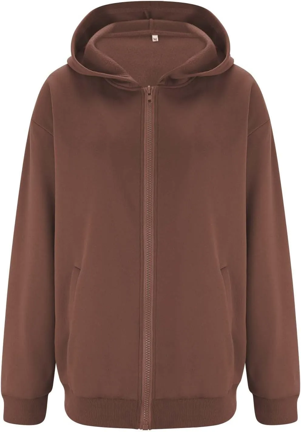 Women's Full Zip Up Hoodie Long Sleeve Hooded Sweatshirts Hoodies Fall Jacket Oversized Sweatshirts with Pockets