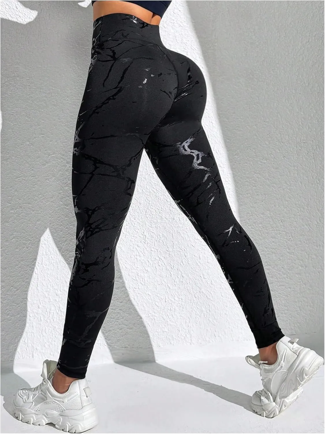 Women's Graphic Print Leggings High Waist Yoga Pants Fitted Long Trousers