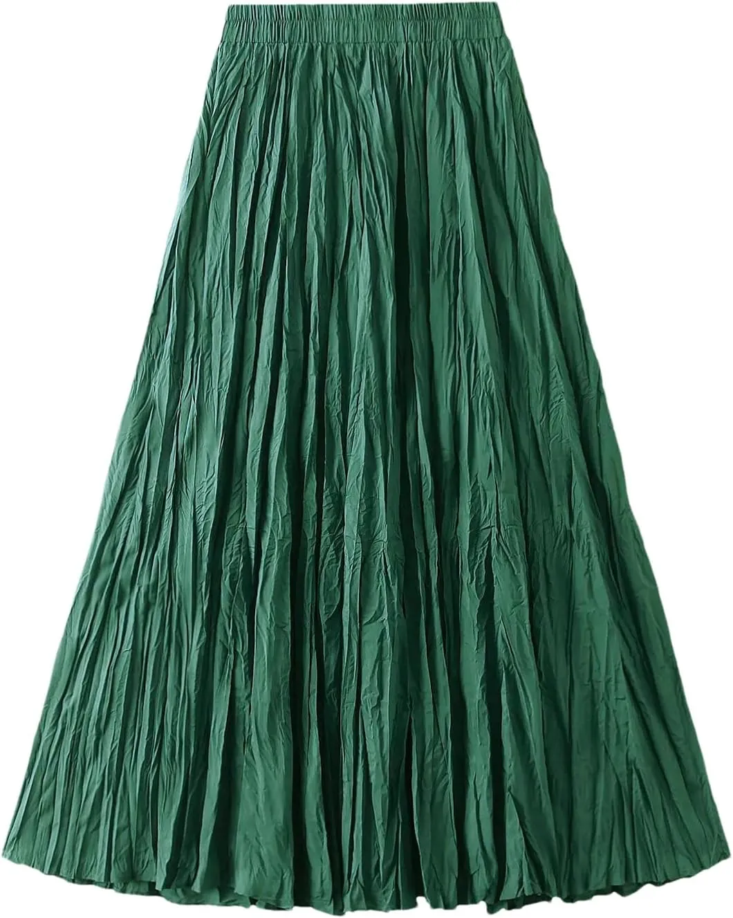 Women's Harajuku A-Line Skirt, Vintage Pleated Streetwear Midi