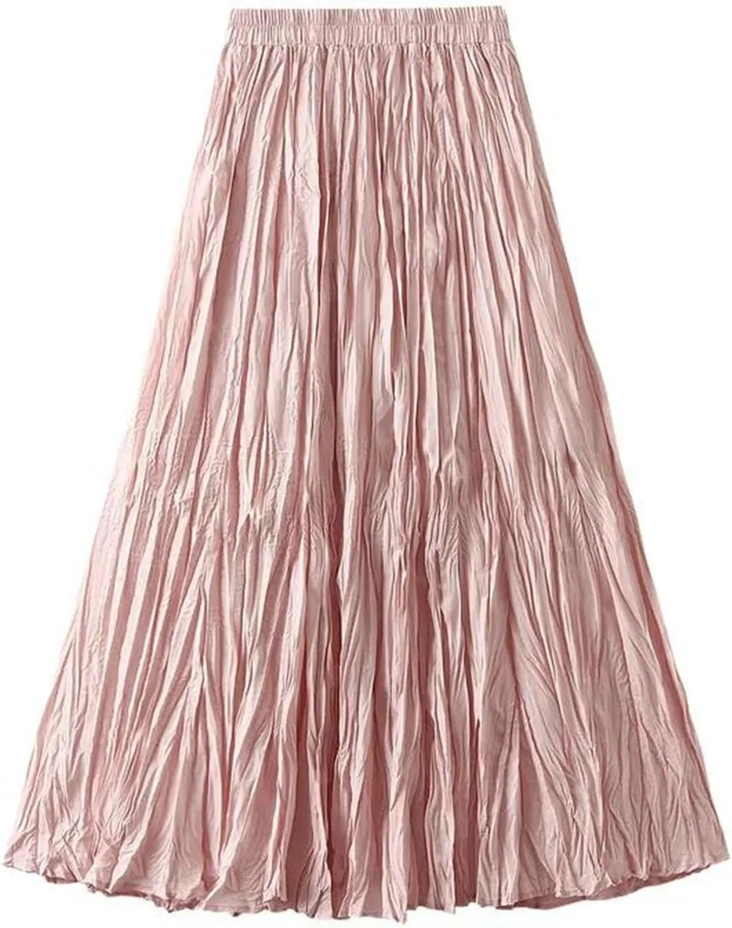 Women's Harajuku A-Line Skirt, Vintage Pleated Streetwear Midi
