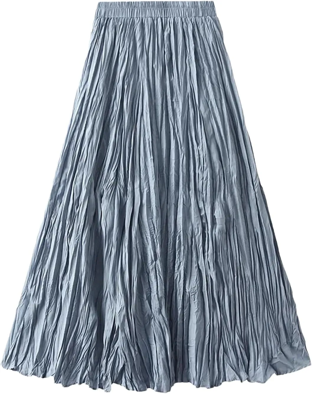 Women's Harajuku A-Line Skirt, Vintage Pleated Streetwear Midi