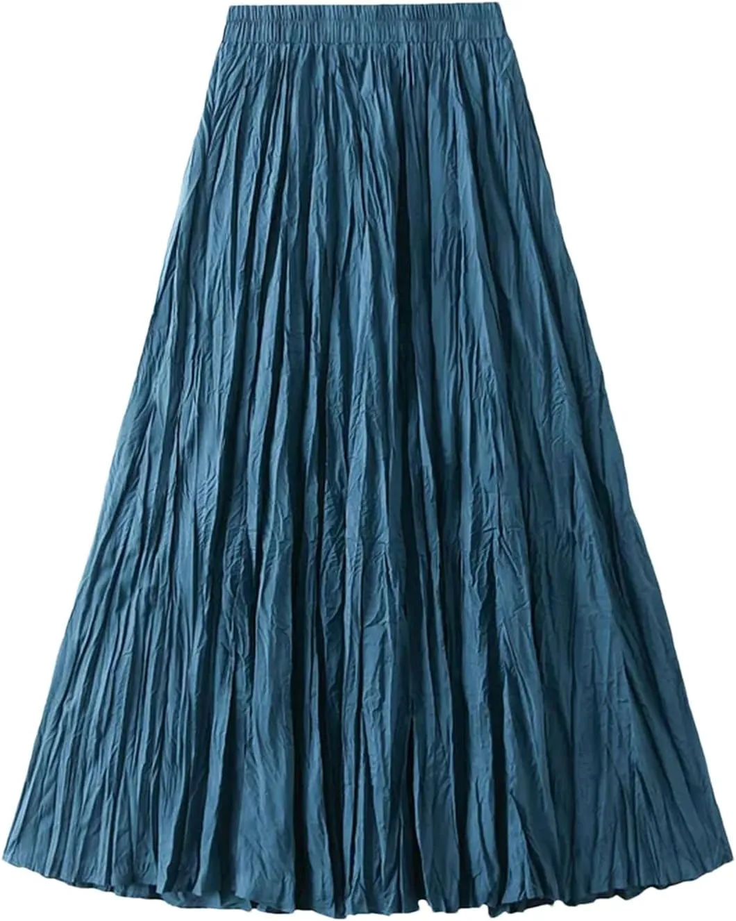 Women's Harajuku A-Line Skirt, Vintage Pleated Streetwear Midi