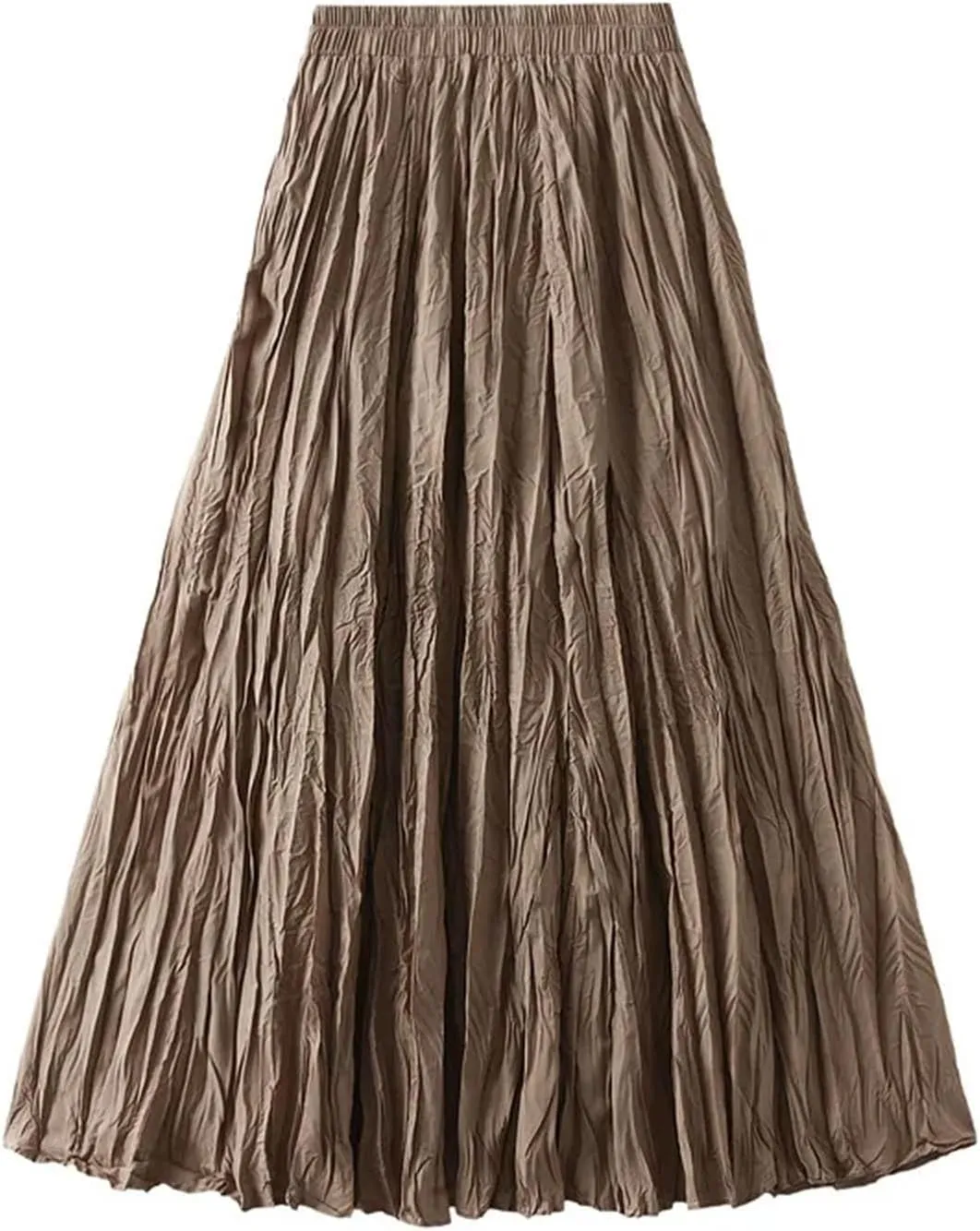 Women's Harajuku A-Line Skirt, Vintage Pleated Streetwear Midi