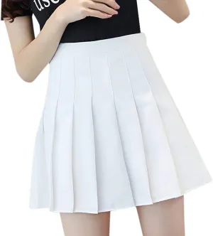 Women's High Skirt Tennis Fashion Skirt Casual Waist Waist Mini Pleated Slim Skirt Fashion Skirts for Women 2024