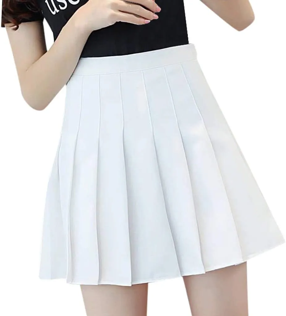 Women's High Skirt Tennis Fashion Skirt Casual Waist Waist Mini Pleated Slim Skirt Fashion Skirts for Women 2024