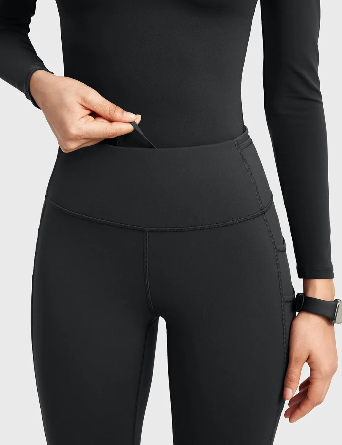 Womens High Waisted Medical Flare Scrub Pants 31" - 7 Pockets Wide Leg Bootcut Yoga Scrub Leggings Work Pants