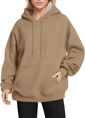 Women's Hoodies Oversized Workout Sweatshirts Pullover Preppy Long Sleeve Winter Outfits Trendy Fashion Clothes