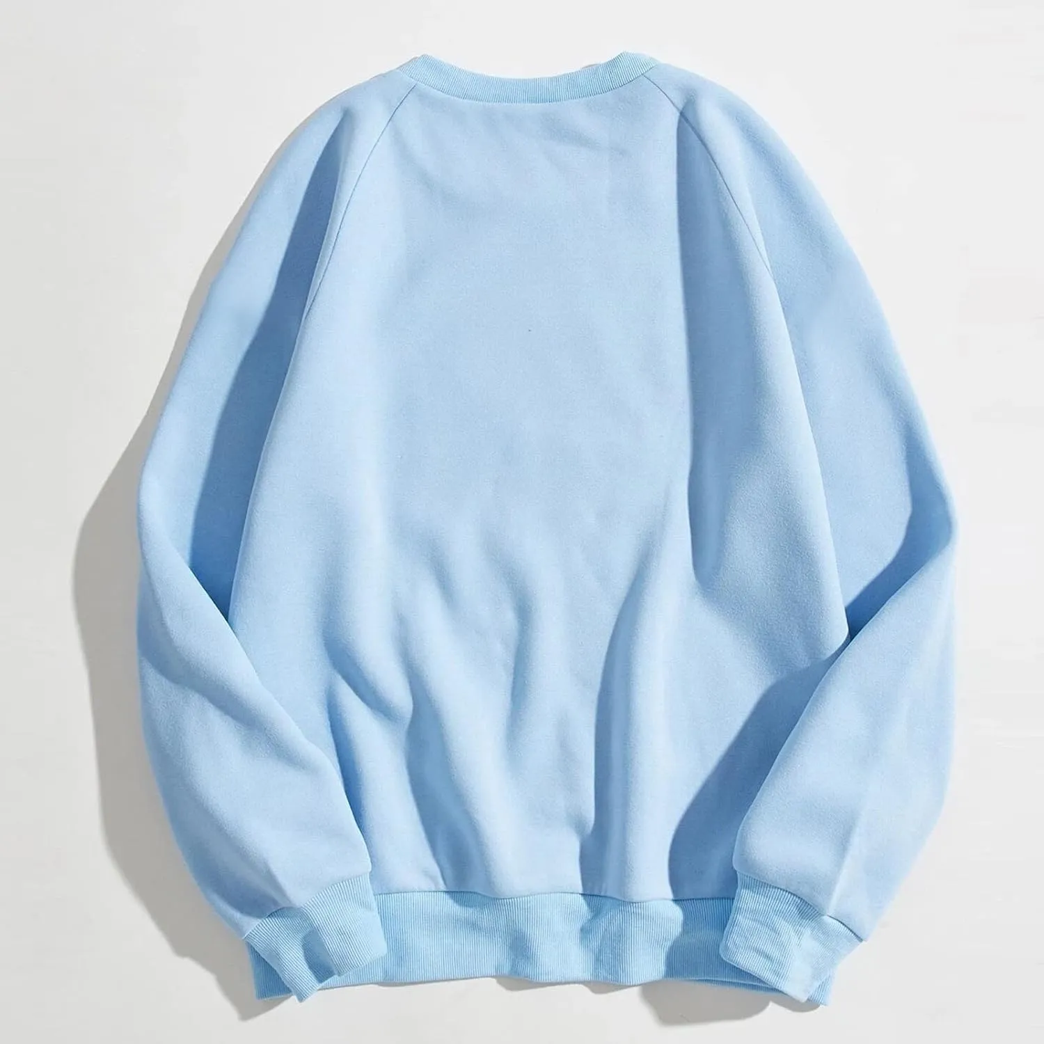Women's Los Angeles Print Sweatshirts Letter Solid Color Crew Neck Women's Sweatshirts California Round Neck Clothes