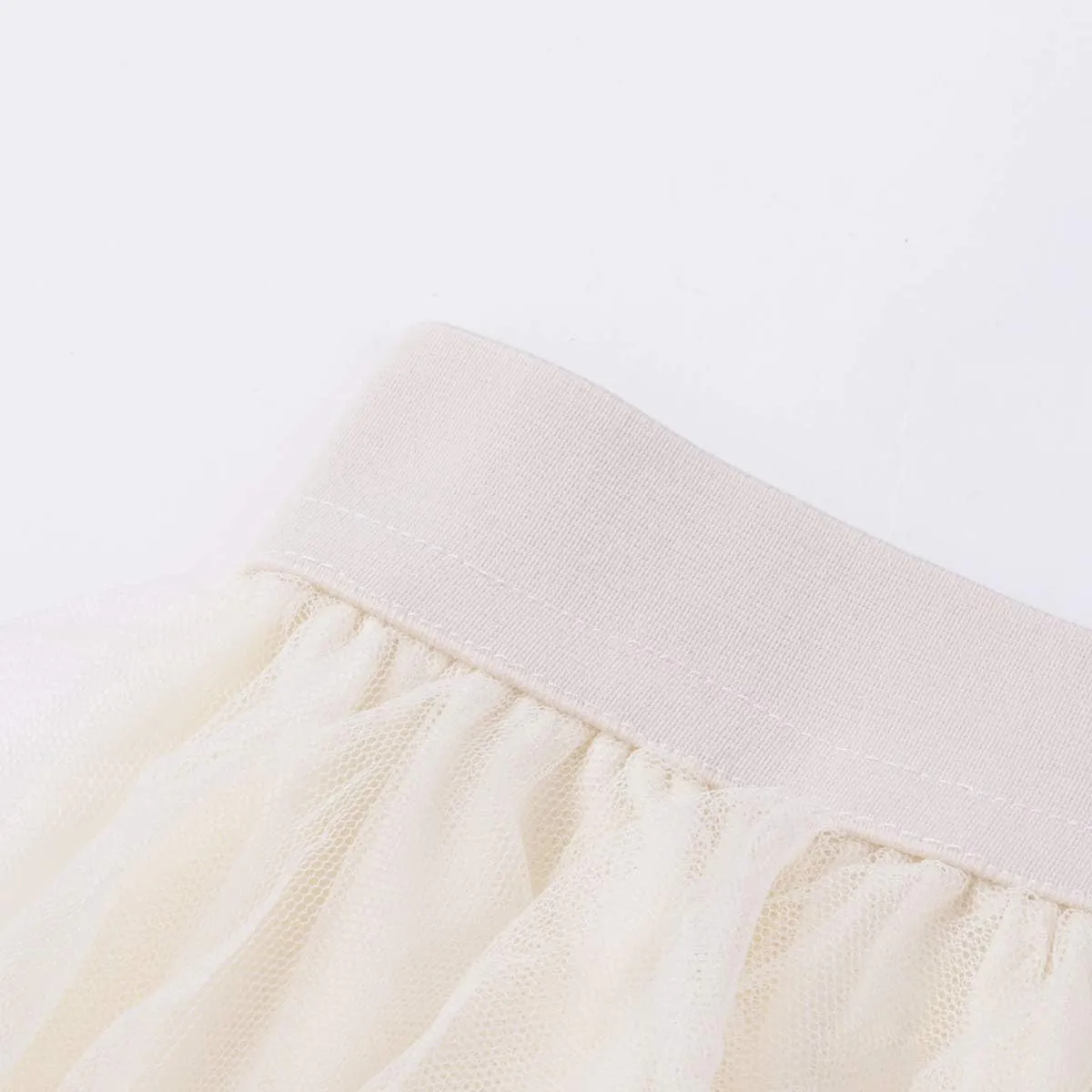 Women's Mesh Tulle Skirt Irregular Layered Pleated Skirt Ballet Multilayer Asymmetric Midi Tutu Underskirt Streetwear