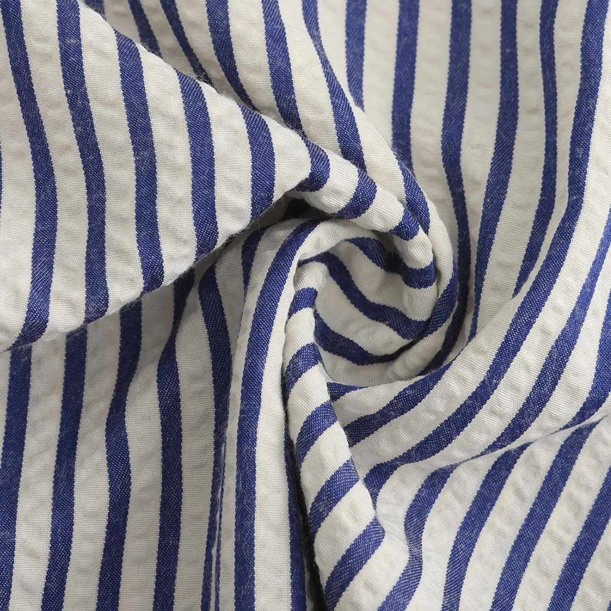 Women's Striped Wide Leg Lounge Pants Pinstripe Drawstring Lightweights Beach Trousers