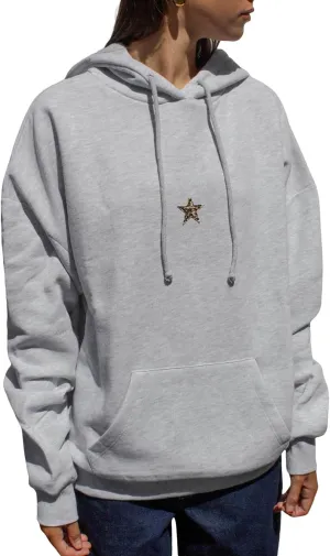 Y2K Hoodie Women Teens Star Graphic Pullover Hoodies Vintage Oversized Sweatshirt Preppy Jacket Streetwear