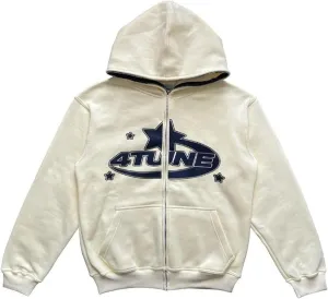 Y2K Skeleton Oversized Full Zip Up Hoodie Women Rhinestone Skull Graphic Sweatshirt E-Girl Streetwear