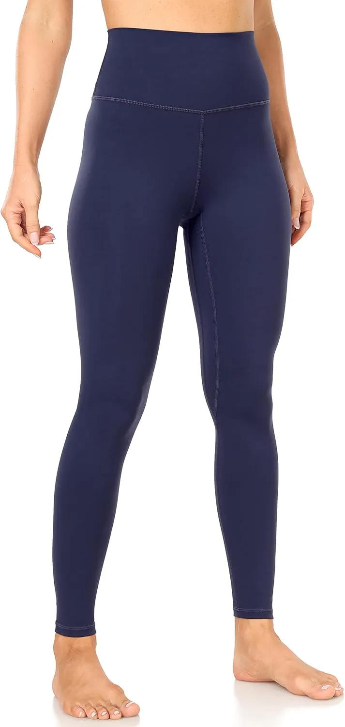 YUNOGA Ultra Soft High Waisted Workout Leggings for Women, Tummy Control Full Length Gym Yoga Pants